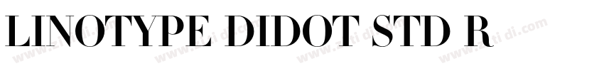 Linotype Didot Std R字体转换